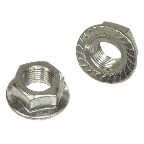 NUT FLANGE LOCK 3/824 GR 5 ZINC OR CADMIUM PLATED