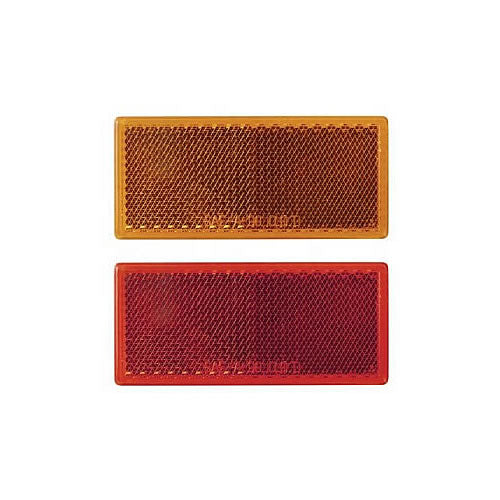 REFLECTOR RECTANGULAR; RED