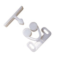 NYLON TWIN ROLLER DOOR CATCH - WHIT