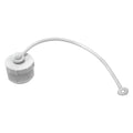 HOSE PLUG 3/4IN MALE THREAD WITH STRAP OFF WHITE BULK