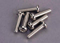 SCREWS 4X15MM ROUNDHEAD MACHINE (6