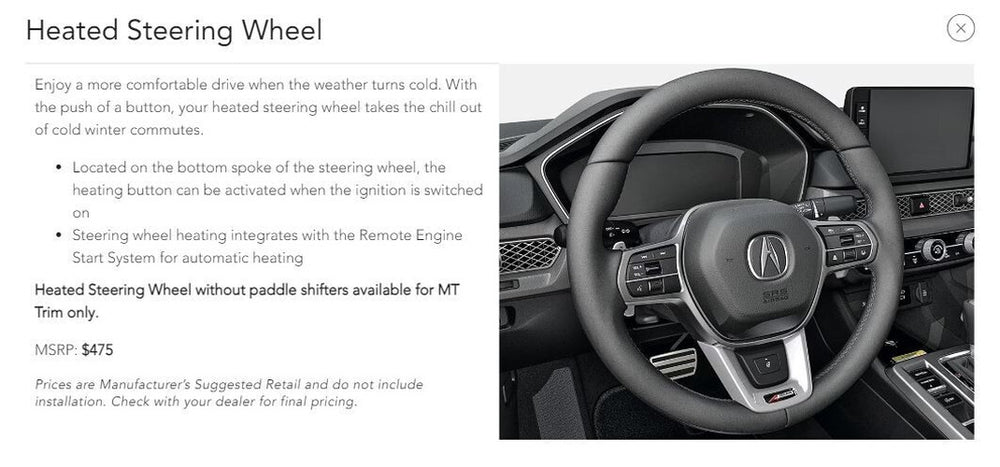 Heated Steering Wheel