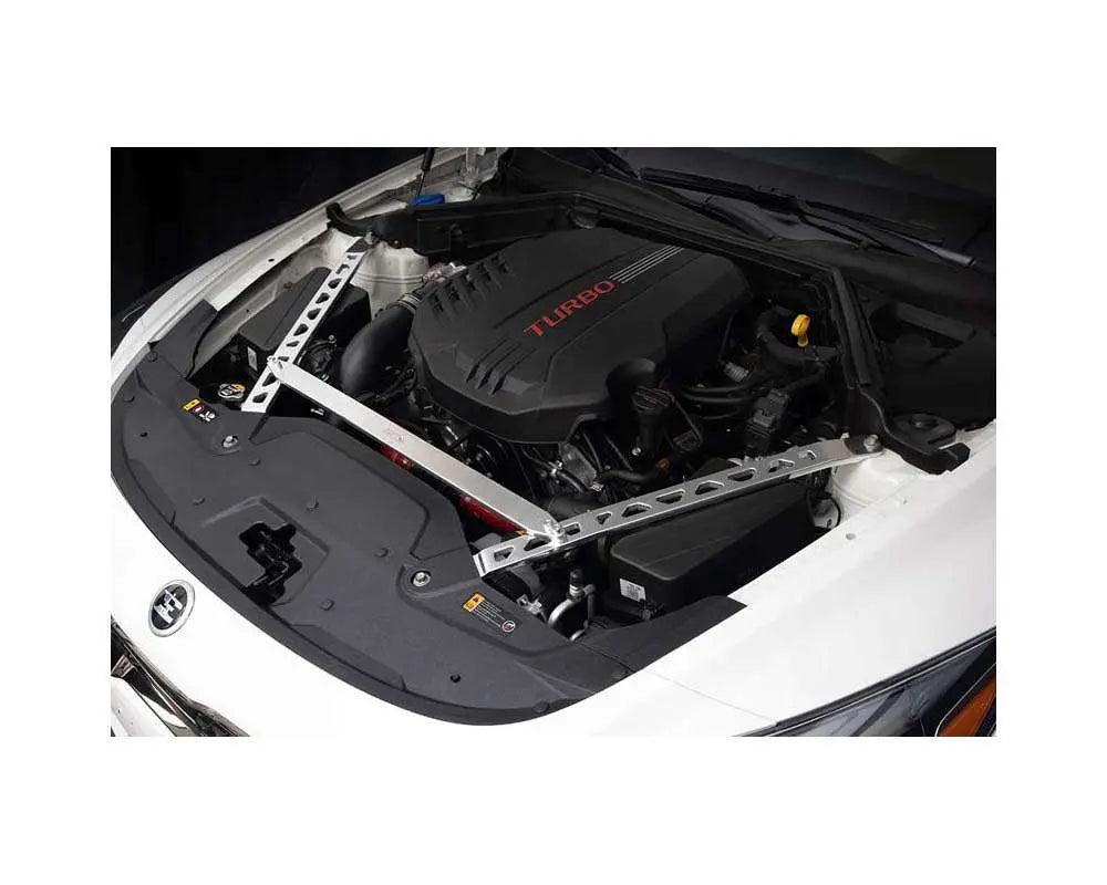 3-Piece Polished Aluminum Front Strut Bar