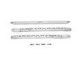 3-Piece Polished Aluminum Front Strut Bar