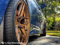 Performance Style Carbon Fiber Side Skirt Extensions