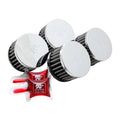 Universal Clamp-On Air Filter, 1.562" Flange ID, 3" OD, 2" Height