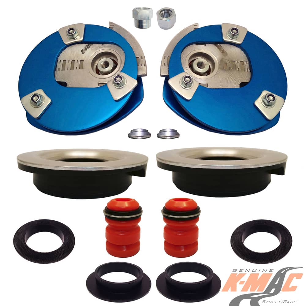 Stage 2 Front Top Strut Mounts w/ Spherical Bearings