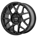 KM708 Bully 17x8 5x120 38mm Offset Satin Black
