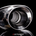 Stainless Steel Muffler with Offset Inlet and Center Outlet