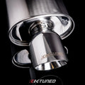 Stainless Steel Muffler with Offset Inlet and Center Outlet