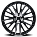 18x8 Gloss Black Machined Wheel