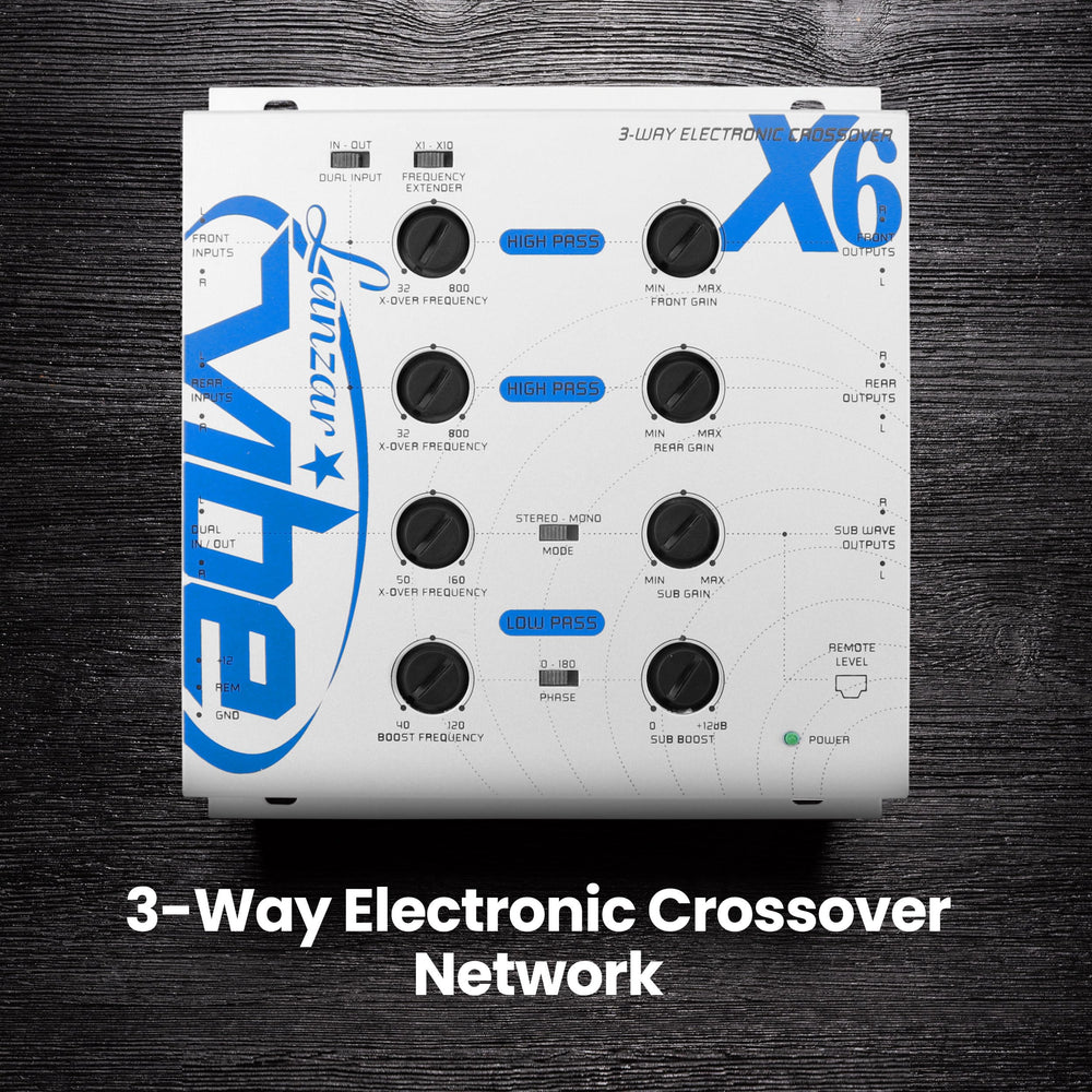 3-Way Electronic Audio Crossover Network