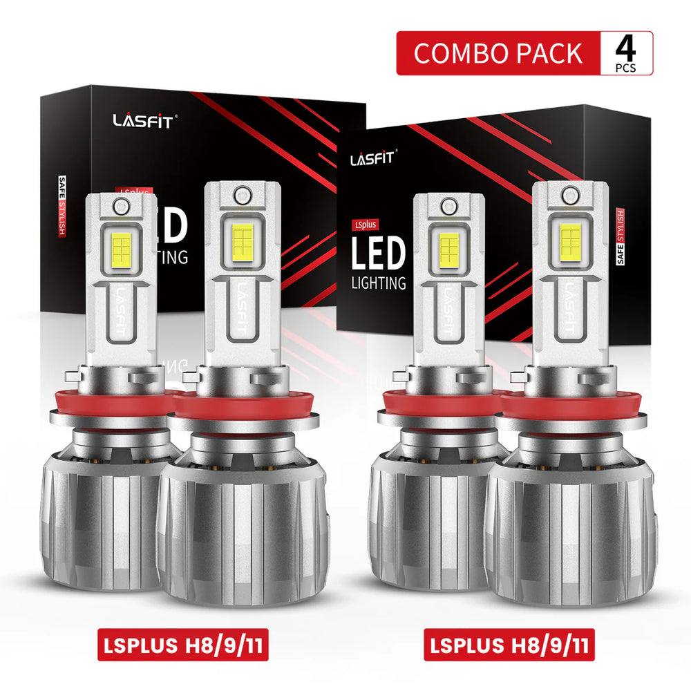 LSplus H11/H8/H9 LED Headlight Bulbs
