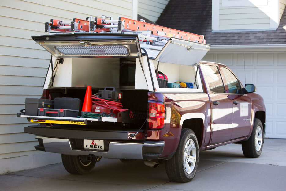 Truck Cap w/ Half-Lift Rear & Side Doors