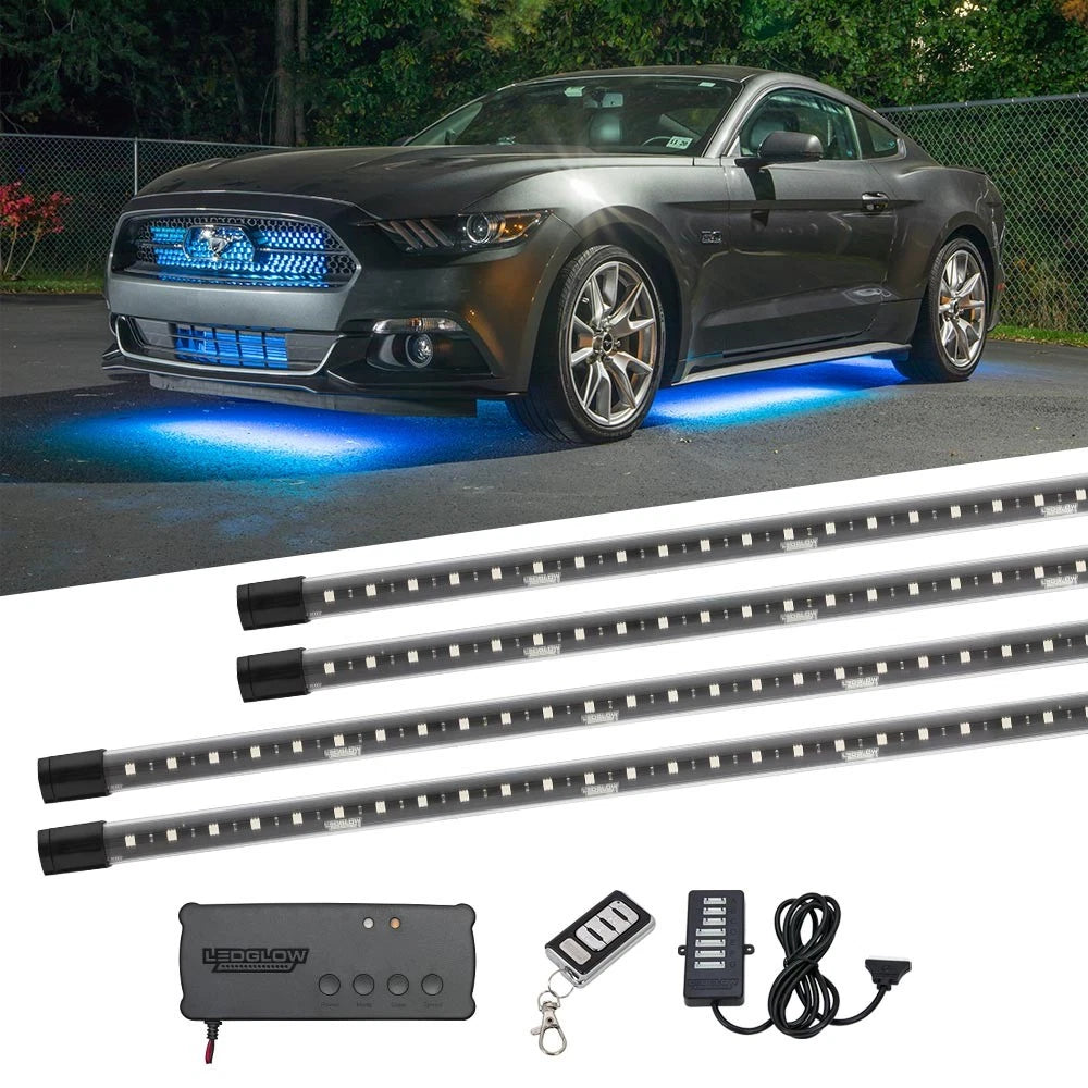 4pc 18 Color LED Wireless Underglow Kit
