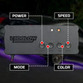 4pc 18 Color LED Wireless Underglow Kit