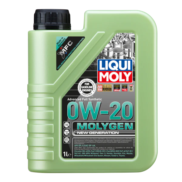 Molygen New Generation 0W-20 Fully Synthetic Engine Oil