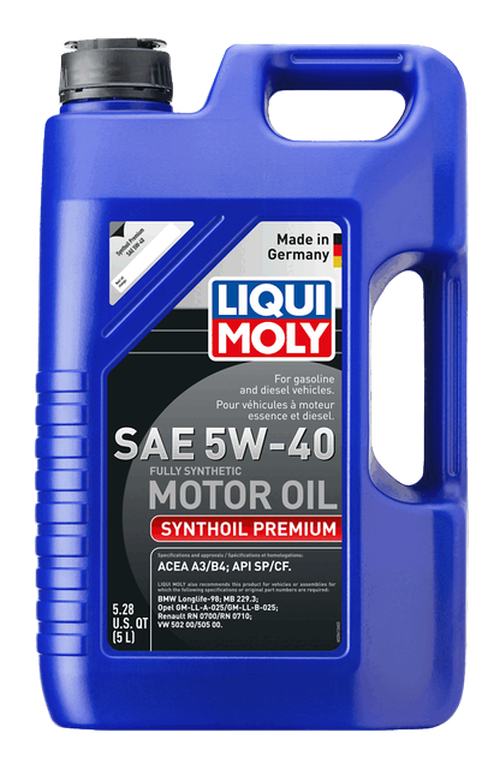 Synthoil Premium SAE 5W-40 Motor Oil