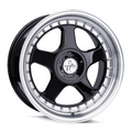 KT1 18x8.5 5x112/5x120 +35 Black Lip Polish Wheel