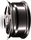 KT1 18x8.5 5x112/5x120 +35 Black Lip Polish Wheel