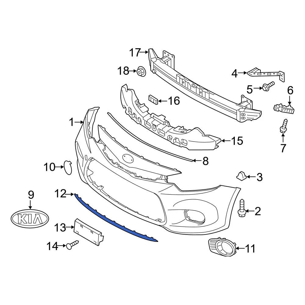 Front Bumper Lip Assembly