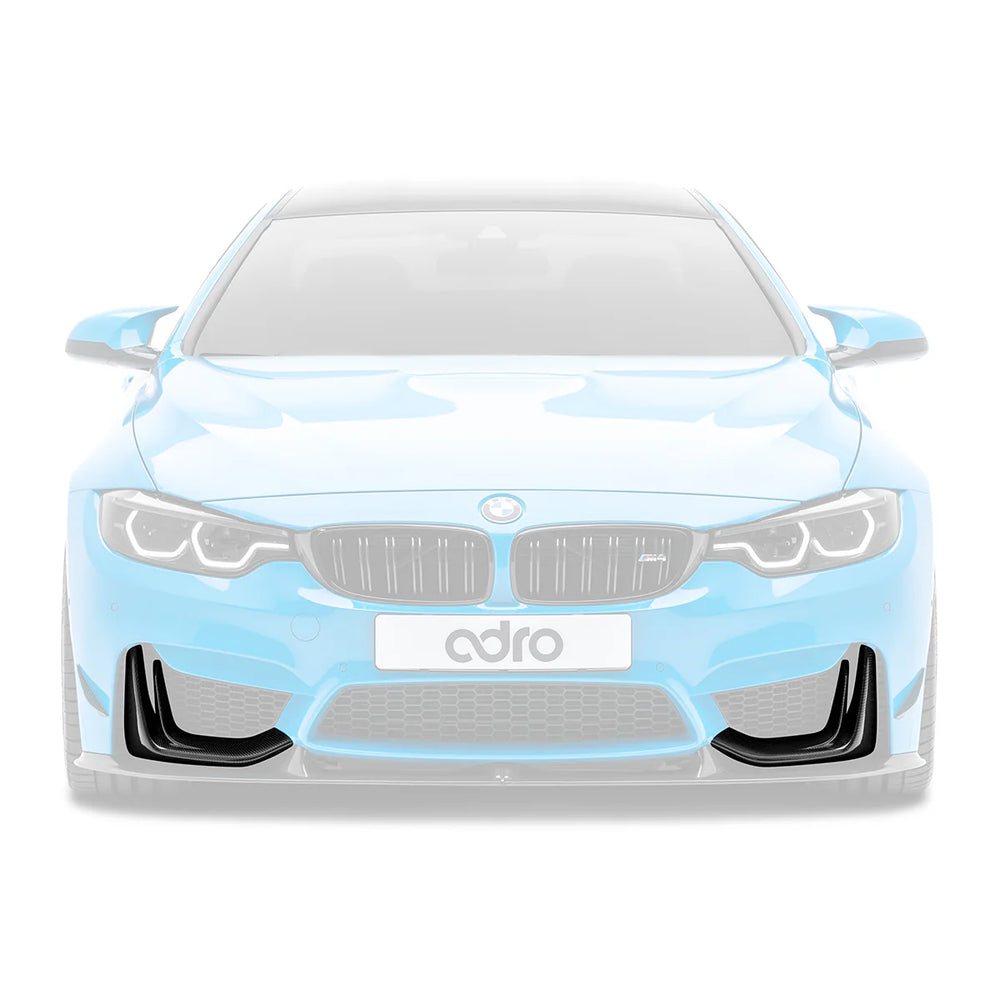 Carbon Fiber Front Bumper Air Duct Cover Set
