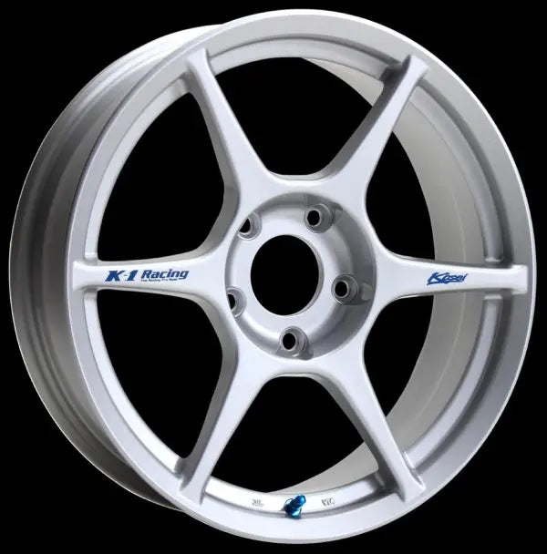 K1 Racing 15x7.0 +38 4x100 Silver Wheel