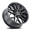Hawk 16-Inch 5x114.3 +40mm Offset Gloss Black Machined Wheel