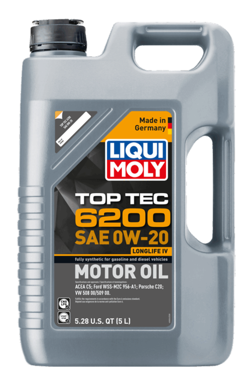Top Tec 6200 SAE 0W-20 Full Synthetic Engine Oil