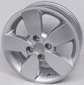 15x5.5 Silver 5-Spoke Aluminum Wheel
