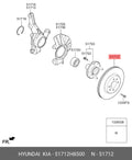 Front Wheel Brake Disc Rotor