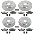 Power Stop 11-14 Ford Mustang Front & Rear Z26 Street Warrior Brake Kit