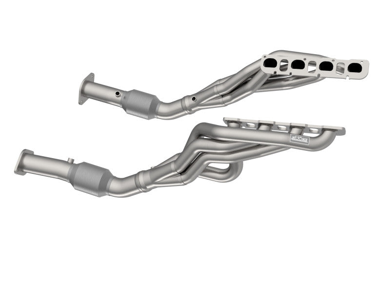 304 Stainless Steel Long Tube Headers w/ GREEN Cats