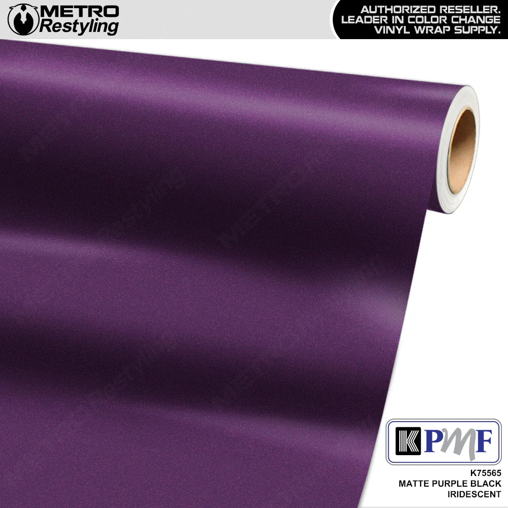 Matte Purple Black Iridescent Vinyl Wrap
