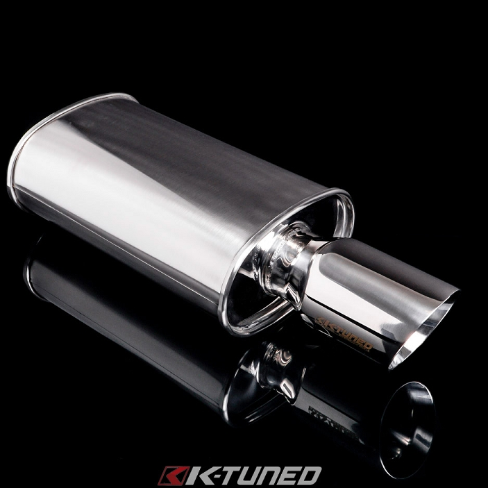 3.0-Inch Oval Muffler with Long Tip