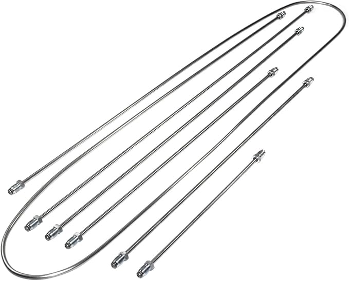 7-Piece Stainless Steel Brake Line Kit