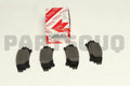 Disc Brake Pad Set Rear