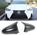 Carbon Fiber Mirror Caps - 2-Piece Set