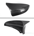 Carbon Fiber Mirror Caps - 2-Piece Set
