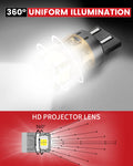 Xenon White 3030 SMD LED Reverse Backup Light Bulbs