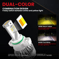 50W 5000LM 6000K Cool White LED Fog Light Bulb