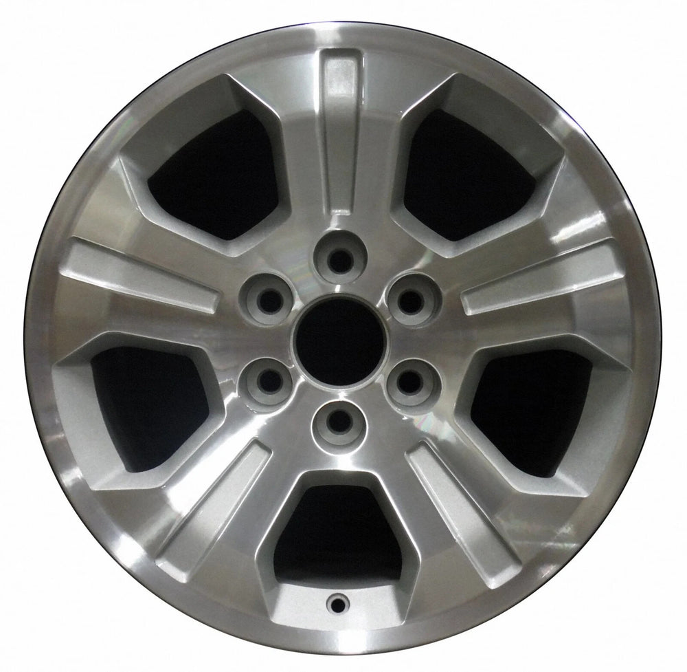 18x8.5 Silver Machined 5-Spoke Aluminum Wheel