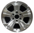 18x8.5 Silver Machined 5-Spoke Aluminum Wheel