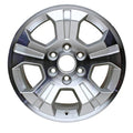 18x8.5 Silver Machined 5-Spoke Aluminum Wheel
