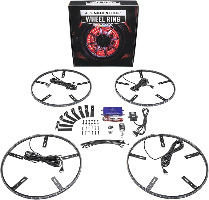 15-1/2" Million Color LED Wheel Ring Kit