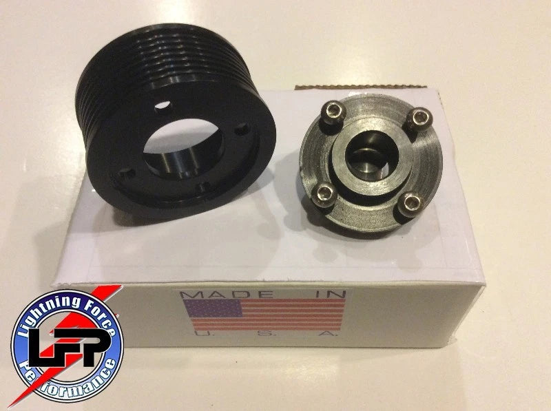 LFP 2.90-Inch Supercharger Pulley, Hard Anodized Black