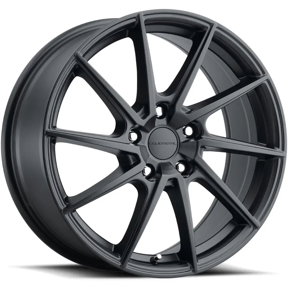 Shadow 18x8 +40mm 5x114.3 Satin Black 5-Spoke Alloy Wheel