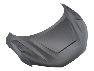 Race Hood 2x2 Carbon Fiber