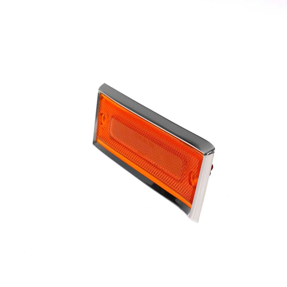 Front Amber LED Side Marker Lens with Turn Signal, Driver Side