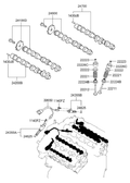 Camshaft Assembly-Exhaust, LH